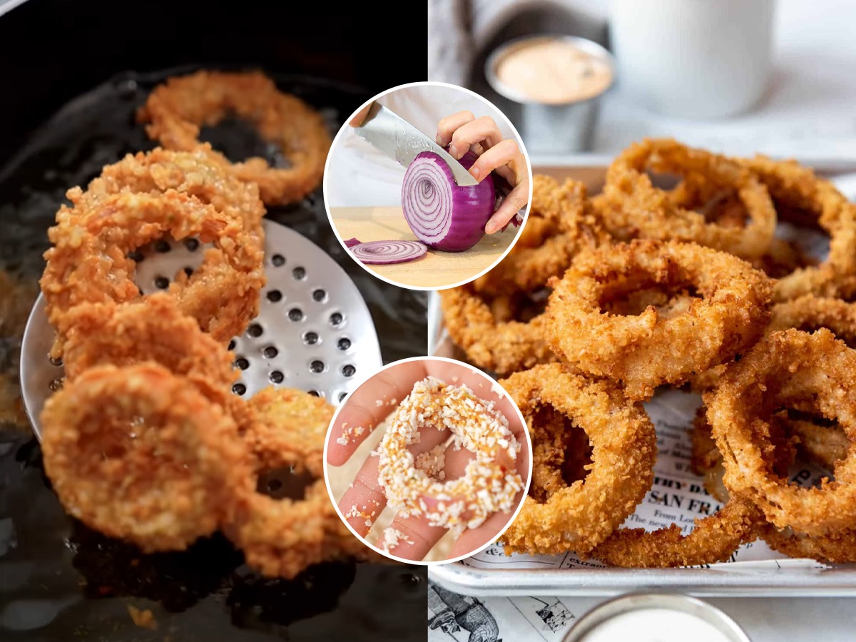 कांदा भजी तर नेहमीच खाता! कांद्याचे कुरकुरीत 'रिंग' खाऊन पाहा झटपट