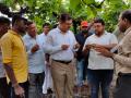 नुकसानग्रस्त द्राक्षबागांची जिल्हाधिकाऱ्यांकडून पाहणी - Marathi News | District Collector inspects damaged vineyards | Latest nashik News at Lokmat.com