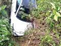वाफोलीत कार कोसळून अपघात, छत्तीसगडमधील पर्यटक - Marathi News | Tourists from Chhattisgarh collide with car in Wafoli | Latest sindhudurga News at Lokmat.com