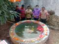 गोंदे दुमाला येथे साधेपणाने विसर्जन - Marathi News | Simply immersed at Gonde Dumala | Latest nashik News at Lokmat.com