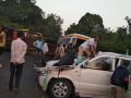 खानू येथे दोन मोटारींच्या धडकेत ९ जखमी -मुंबई-गोवा महामार्गावर शनिवारी सकाळी अपघात - Marathi News | 9 injured in two vehicles in Khanu - accident on the Mumbai-Goa highway Saturday morning | Latest ratnagiri News at Lokmat.com