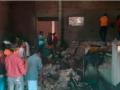 जिनिंगला आग, लाखोंचे नुकसान - Marathi News | Fire to Jinning, loss of millions | Latest dhule News at Lokmat.com