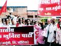 तहसील कार्यालयावर शेतकरी, शेतमजुरांचा मोर्चा - Marathi News | Farmers, Farmers' Front at Tehsil Office | Latest gondia News at Lokmat.com