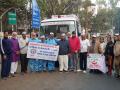 अवयवदान जनजागृतीसाठी शहरातुन पदयात्रा मार्गस्थ - Marathi News | A walk through the city for organ awareness | Latest nashik News at Lokmat.com