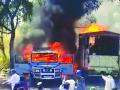 शॉर्ट सर्कीटमुळे दोन वाहनांना आग - Marathi News | Two vehicles caught fire due to short circuit | Latest buldhana News at Lokmat.com