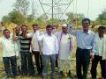शेतकऱ्यांनी टॉवरचे काम बंद पाडले - Marathi News | The farmers stopped the work of the tower | Latest chandrapur News at Lokmat.com