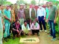 घोरपडीची शिकार करणारे आरोपी जाळयात - Marathi News | Accused of hunting squirrels caught | Latest gondia News at Lokmat.com