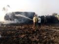 निमगाव मढ शिवारात आगीत चारा खाक - Marathi News | Fodder blaze in Nimgaon pea Shiva | Latest nashik News at Lokmat.com