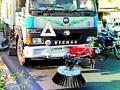 धूलिकणांवर स्वीपिंग मशीनचा उपाय - Marathi News | Sweeping Machine Remedies on Fleasers | Latest amravati News at Lokmat.com