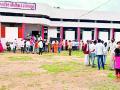पुसद शहरामध्ये कोरोना चाचणीसाठी गर्दी - Marathi News | Crowd for corona test in Pusad city | Latest yavatmal News at Lokmat.com