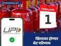 Rule Changes from 1st February : LPG पासून ते UPI पर्यंत... आजपासून 'हे' बदल लागू, सर्वसामान्यांच्या खिशावर होणार थेट परिणाम - Marathi News | Rule Changes from 1st February: From LPG to UPI... 'These' changes will be implemented from today, will have a direct impact on the pockets of the common man | Latest business Photos at Lokmat.com
