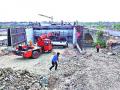 लॉकडाऊनमध्ये महामार्गावरील काम सुरु - Marathi News | Work on the highway began in Lockdown | Latest jalgaon News at Lokmat.com