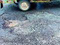 पहिल्या पावसात महामार्ग खड्ड्यात - Marathi News | In the first rainy season, in the highway pit | Latest nashik News at Lokmat.com