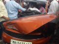 पहूरजवळ कारला अपघात : चार जखमी - Marathi News | Four injured in car accident near Pahur | Latest jalgaon News at Lokmat.com