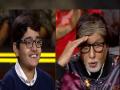 KBC Juniors: इस्रो जॉईन करणार! ११ वर्षाच्या स्पर्धकाच देशप्रेम पाहून 'बिग बीं'चाही उर अभिमानानं भरला - Marathi News | kaun banega crorepati juniors amitabh bachchan salute 11 year old contestant in kbc | Latest filmy News at Lokmat.com