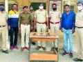 तीन देशी बनावटीच्या पिस्टलसह तलवार जप्त - Marathi News | Seized sword with three indigenously made pistols | Latest amravati News at Lokmat.com