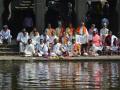 कोरोना संकटमुक्तीच्या अनुष्ठानाची गंगापूजनाने सांगता - Marathi News | Corona recites the ritual of emancipation with Ganga worship | Latest nashik News at Lokmat.com