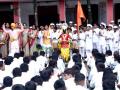 लासलगावी विद्यार्थ्यांनी काढली दिंडी - Marathi News |  The students of Lasalagavi students removed | Latest nashik News at Lokmat.com