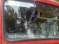 धुळे शहरासह तालुक्यात दगड भिरकाविल्याने बस नुकसान - Marathi News | Just loss due to throwing stones in Dhule city and taluka | Latest dhule News at Lokmat.com