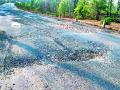 सिरोंचा-पातागुडम मार्ग खड्डेमय - Marathi News |  Sironcha-Patagunda road paved | Latest gadchiroli News at Lokmat.com