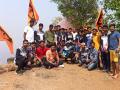 ‘शिवदुर्ग’च्या सदस्यांनी केली गोरखगडावर स्वच्छता - Marathi News | Members of 'Shivdurg' cleaned Gorakhgad | Latest nashik News at Lokmat.com