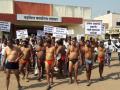 सातारा : औद्योगिक वसाहतीतील प्रकल्पबाधितांचा अर्धनग्न मोर्चा, मुंबईच्या दिशेने रवाना - Marathi News | Satara: Offshore Front of Projects in industrial colonies, towards Mumbai | Latest satara News at Lokmat.com