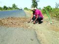शिक्षकाने घेतला महामार्गावरील खड्डे बुजविण्याचा ध्यास! - Marathi News | Teacher determined to extinguish highway pits! | Latest vashim News at Lokmat.com