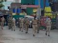 येवल्यात पोलिसांचे पथसंचलन - Marathi News |  Police patrol in Yeola | Latest nashik News at Lokmat.com