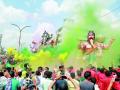 Ganesh Chaturthi 2018 : रस्त्यांचे विघ्न ओलांडून सुखकर्त्याचे संत्रानगरीत आगमन - Marathi News | Ganesh Chaturthi 2018: Arrival of the Sukhakarta across the road obstacles in Orange City | Latest nagpur News at Lokmat.com