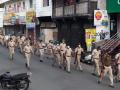 वाईमध्ये शिवजयंती, ईदच्या पार्श्वभूमीवर पोलीस संचलन - Marathi News | Police mobilization on the backdrop of Shiva Jayanti, Eid in Wai | Latest satara News at Lokmat.com