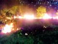 टेकडीवरील ऑक्सिजन पार्कला आग - Marathi News | Oxygen Park on the hill fire | Latest vardha News at Lokmat.com