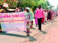 विविध मागण्यांसाठी सिंदेवाहीत मोर्चा - Marathi News | Flagged election for various demands | Latest chandrapur News at Lokmat.com