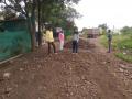 औद्योगिक क्षेत्रातील रस्ते दुरुस्तीचे काम सुरु - Marathi News | Road repair work in industrial area started | Latest nashik News at Lokmat.com