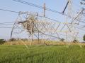 ४०० किलोवॅट वाहक वीज वाहिनीचा टॉवर कोसळला - Marathi News | 2 kW carrier tower collapsed | Latest nandurbar News at Lokmat.com