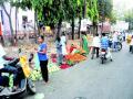 पंचवटीतील पदपथावरील अतिक्रमण कायम - Marathi News | nashik,the,encroachment,pavement,Panchavati,maintained | Latest nashik News at Lokmat.com