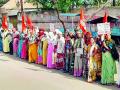 ‘त्या’ घटनेच्या निषेधार्थ अंगणवाडी सेविकांचा मेळावा - Marathi News | Anganwadi workers' rally to protest against 'that' incident | Latest vardha News at Lokmat.com
