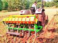 यंत्राद्वारे रबी हंगाम पेरणी - Marathi News | Sowing Rabi season by machine | Latest gadchiroli News at Lokmat.com