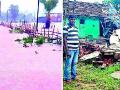 अतिवृष्टीने शेकडो घरे जमीनदोस्त - Marathi News | Overcrowding hundreds of homes | Latest gadchiroli News at Lokmat.com