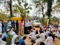 पेट्रोल, डिझेल दरवाढीविरोधात निफाडला काँग्रेसची निदर्शने - Marathi News | Congress protests against petrol, diesel price hike | Latest nashik News at Lokmat.com
