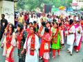 चेट्रीचंड उत्सवानिमित्त शहरातून मिरवणूक - Marathi News | Procession from city to commemorate the Chetric celebrations | Latest nashik News at Lokmat.com