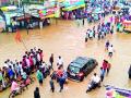 दारव्ह्यात पुराचे पाणी घरात - Marathi News | Water supply in the Darwha | Latest yavatmal News at Lokmat.com