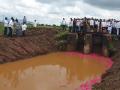 दुष्काळग्रस्त येवला तालुक्यासाठी दरसवाडी धरणातून सोडले पाणी - Marathi News |  Water released from Darswadi Dam for drought-hit Yeola taluka | Latest nashik News at Lokmat.com