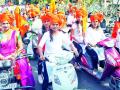 यवतमाळ शहरात अवतरली शिवशाही - Marathi News | Shivshahi descended into Yavatmal city | Latest yavatmal News at Lokmat.com