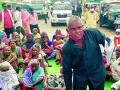अंजनसिंगीत वृद्धांचे आंदोलन - Marathi News | The movement of the elderly in Anjansingi | Latest amravati News at Lokmat.com
