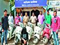 चोरीच्या सात दुचाकी हस्तगत - Marathi News | Grab seven stolen bikes | Latest nashik News at Lokmat.com
