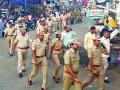मालेगावी पोलिसांचे सशस्त्र संचलन - Marathi News | Armed movement of Malegaon police | Latest nashik News at Lokmat.com