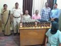 वांगणीमध्ये पोलिसांनी हस्तगत केला अवैध विदेशी मद्याचा साठा - Marathi News | Thane Police capture illegal liquor in Vangani | Latest thane News at Lokmat.com