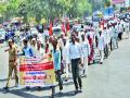 किसान सभेच्या वतीने ‘जवाब दो’ मोर्चा - Marathi News | On behalf of the Kisan Sabha, the 'answer two' Front | Latest nashik News at Lokmat.com