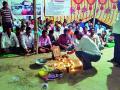 प्रकल्पग्रस्तांची दिवाळी उपोषण मंडपातच - Marathi News | Project affected people in the festival of Diwali fasting | Latest chandrapur News at Lokmat.com