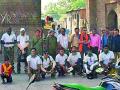 साडेचार हजार किमी अंतर पार करून जनजागृती यात्रा स्वगृही - Marathi News | Janjagruti Yatra by crossing 4.5kms / km | Latest chandrapur News at Lokmat.com